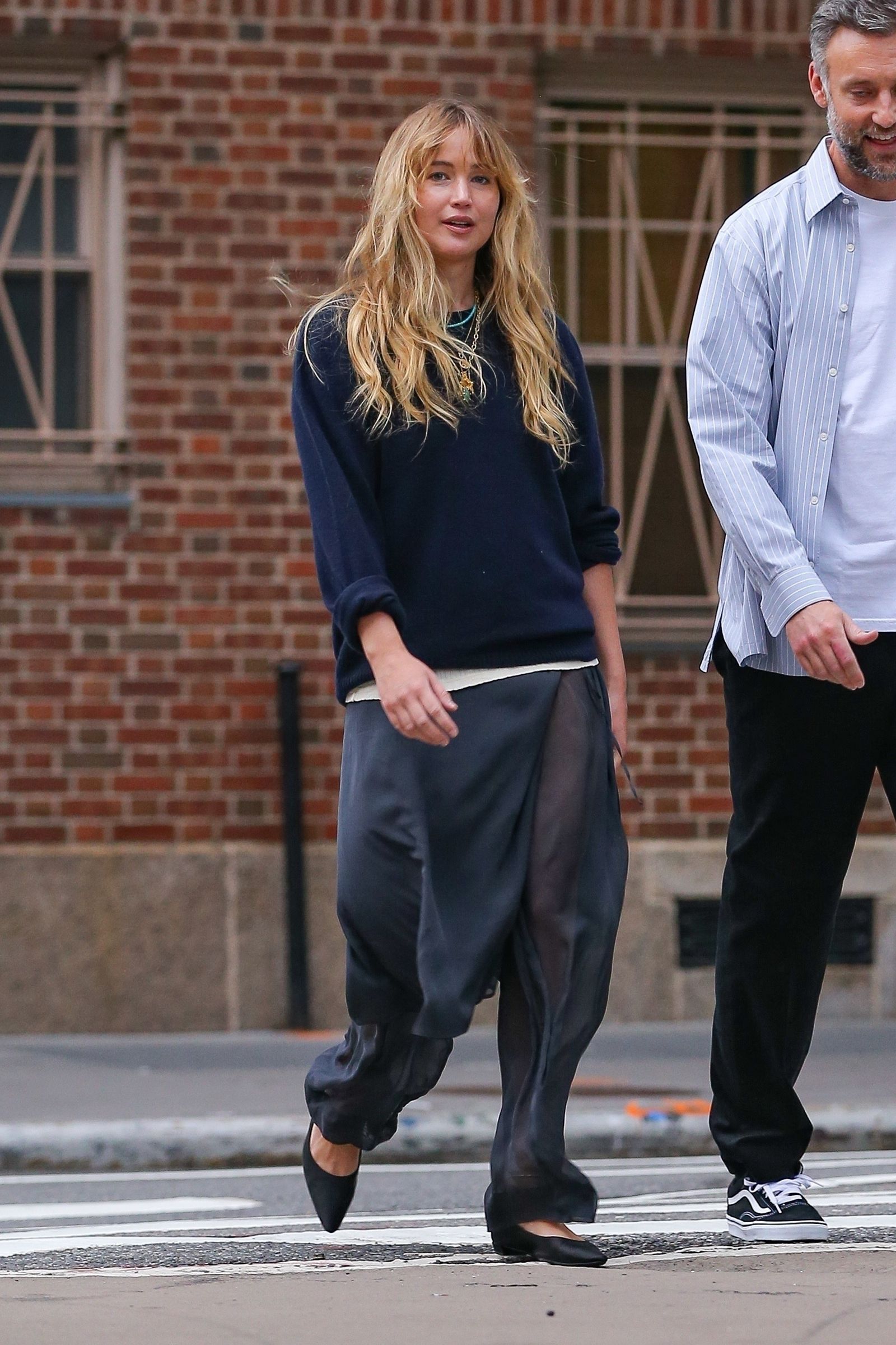 Jennifer Lawrence and husband enjoy dinner and a bike ride in NYC