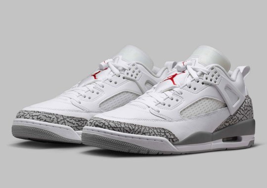 The Jordan Spizike Low Issues Its Own "White Cement"