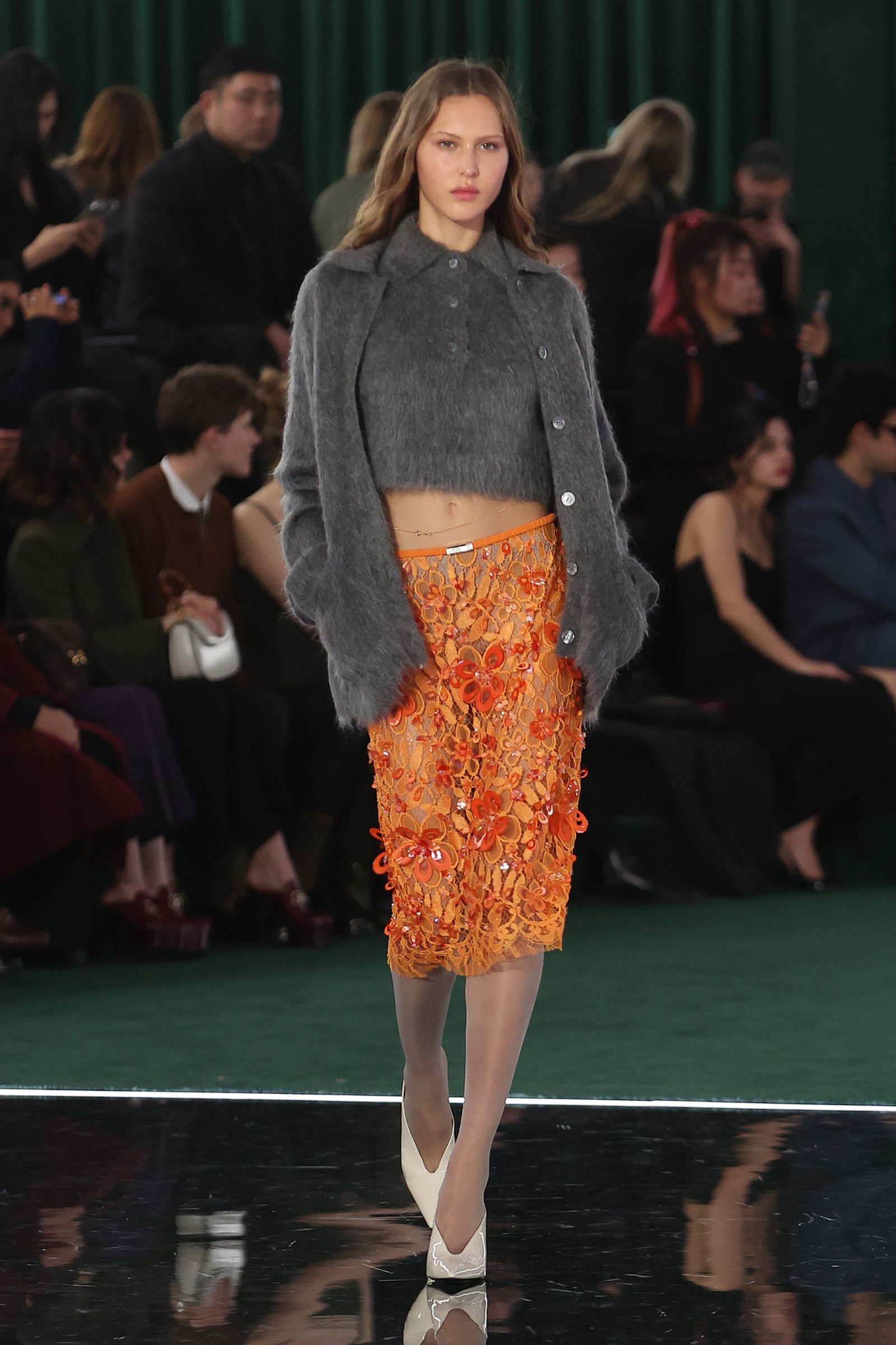 Image may contain Masateru Kaiketsu Rich Sommer Adult Person Fashion Accessories Bag Handbag Clothing and Skirt