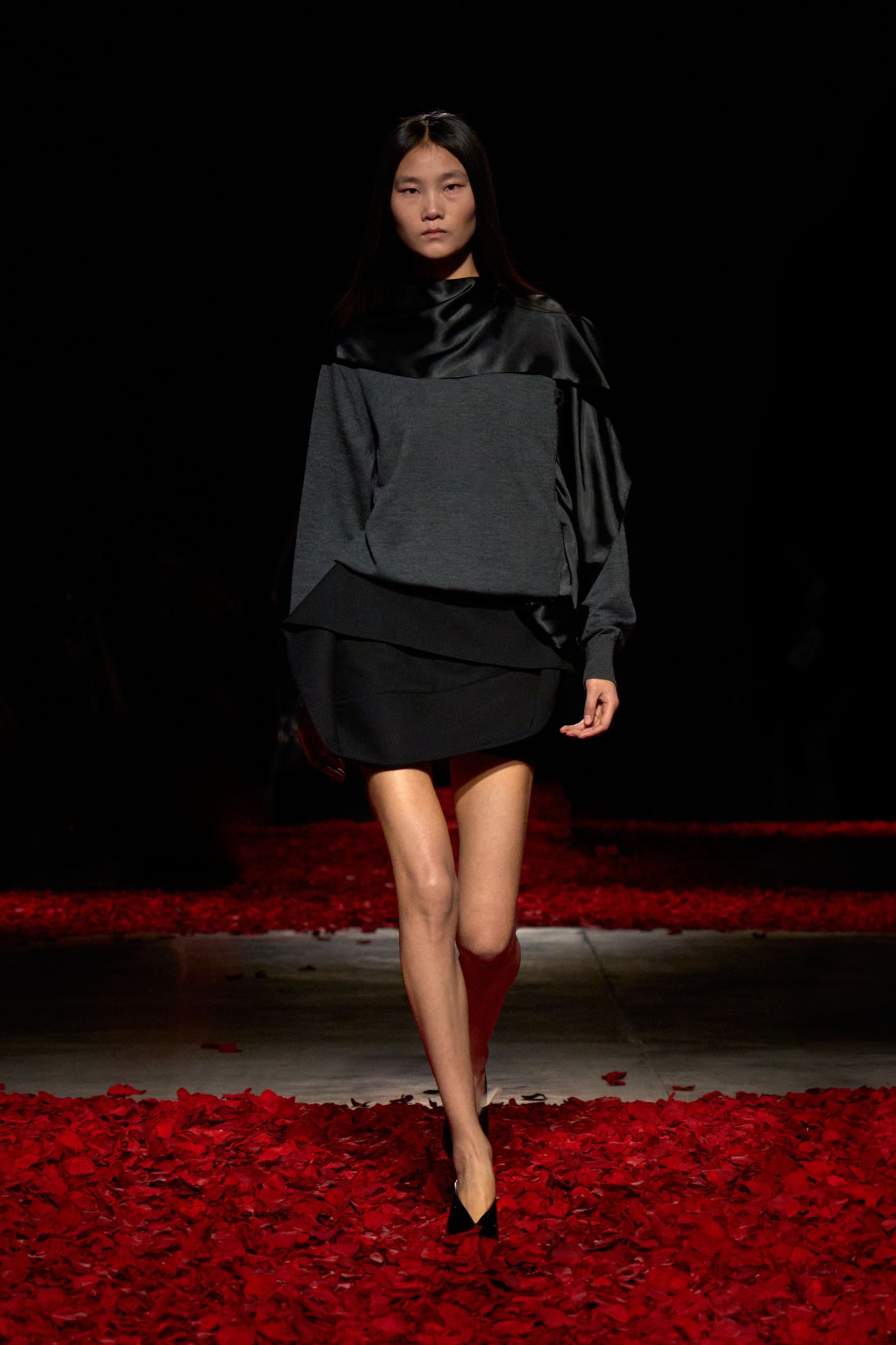 Image may contain Li Yanmei Fashion Adult Person Home Decor Rug Clothing Footwear High Heel Shoe and Coat