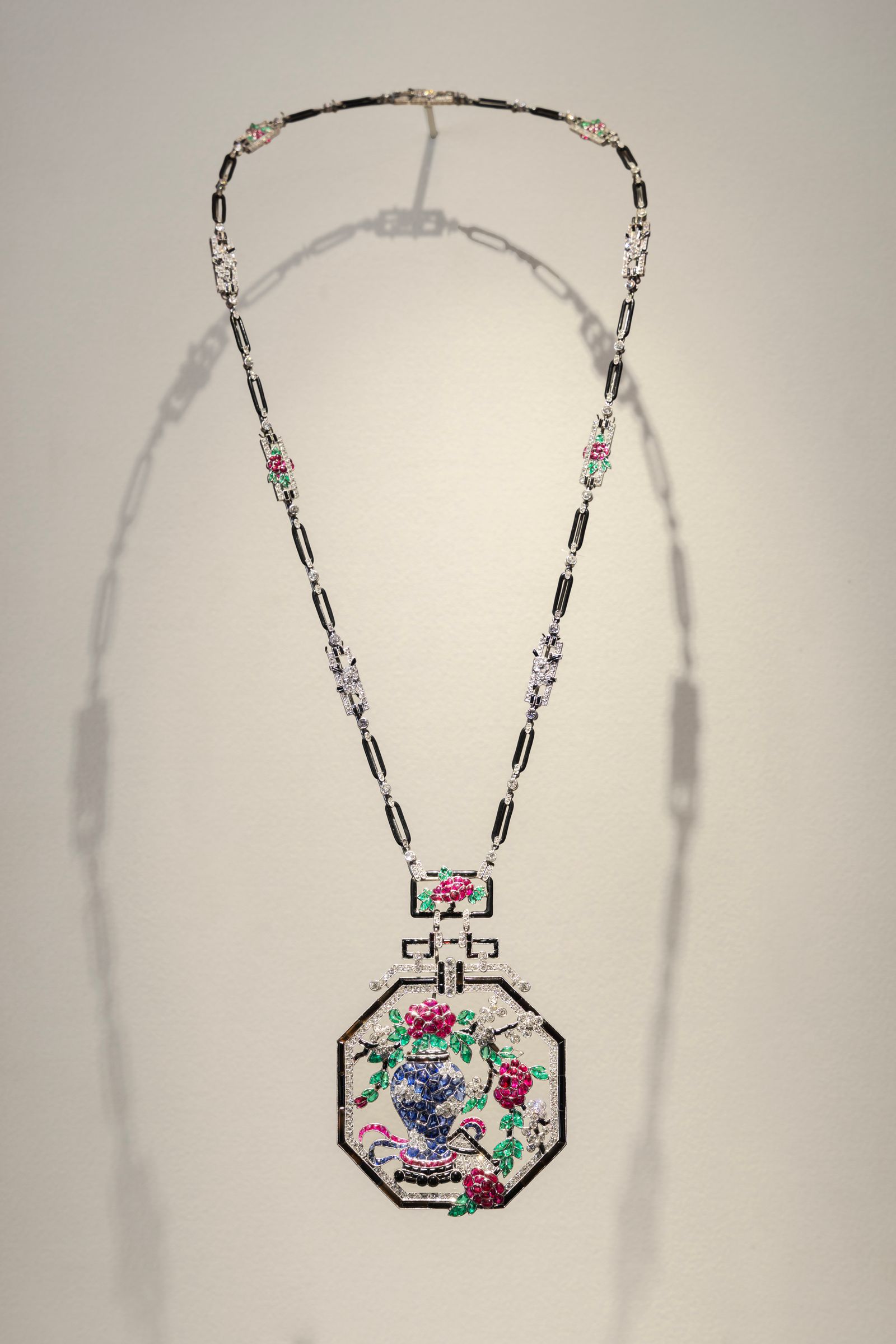 The combination of the jewelry on display and the Art Deco interiors of the museum create a deep dive into the movement...