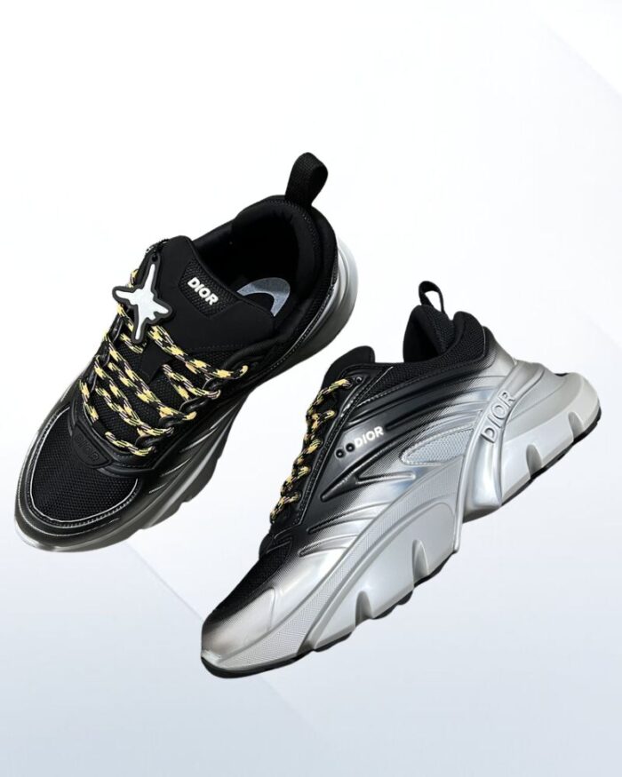 sneaker dior b44 luxury low-top designer shoes black and silver premium footwear