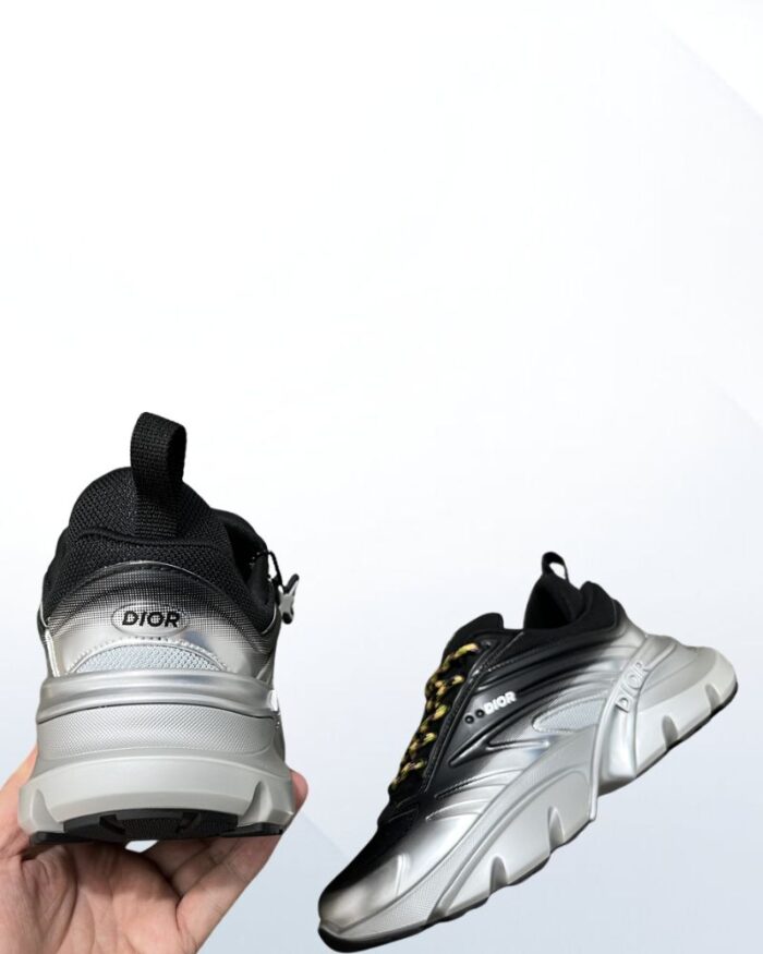 sneaker dior b44 luxury low-top designer shoes black and silver premium footwear