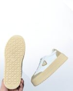 Prada Downtown Bold Sneakers in Nappa Leather & Suede