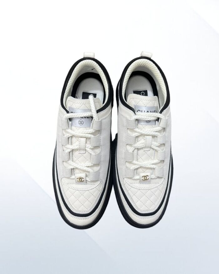 Chanel Sneakers luxury casual shoes in calfskin and suede