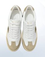 Prada Downtown Bold Sneakers in Nappa Leather & Suede
