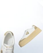 Prada Downtown Bold Sneakers in Nappa Leather & Suede