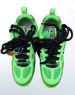 Louis Vuitton LV Skate sneakers green mesh nubuck double laces padded collar monogram