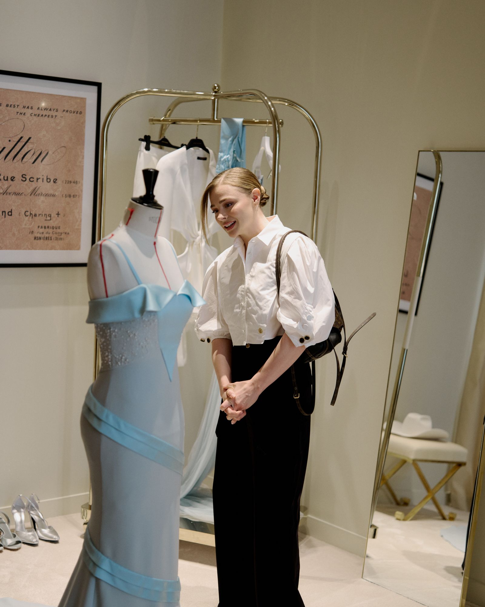 Inside Chloë Grace Moretz and Kate Harrisons Final Wedding Dress Fittings at the Louis Vuitton Atelier in Paris
