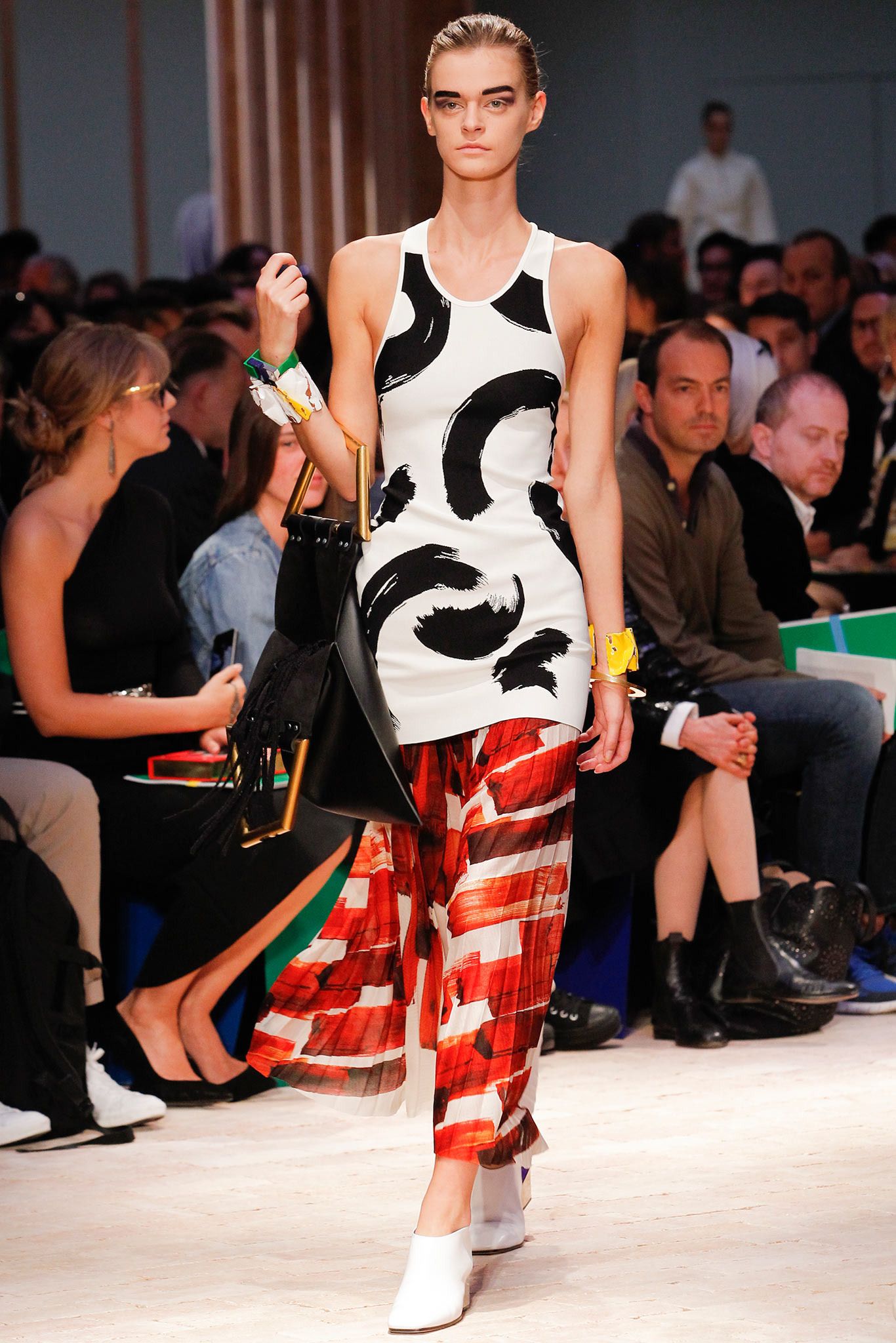 Image may contain Human Person Chad Allen Clothing Apparel Crowd Audience Fashion Shoe and Footwear
