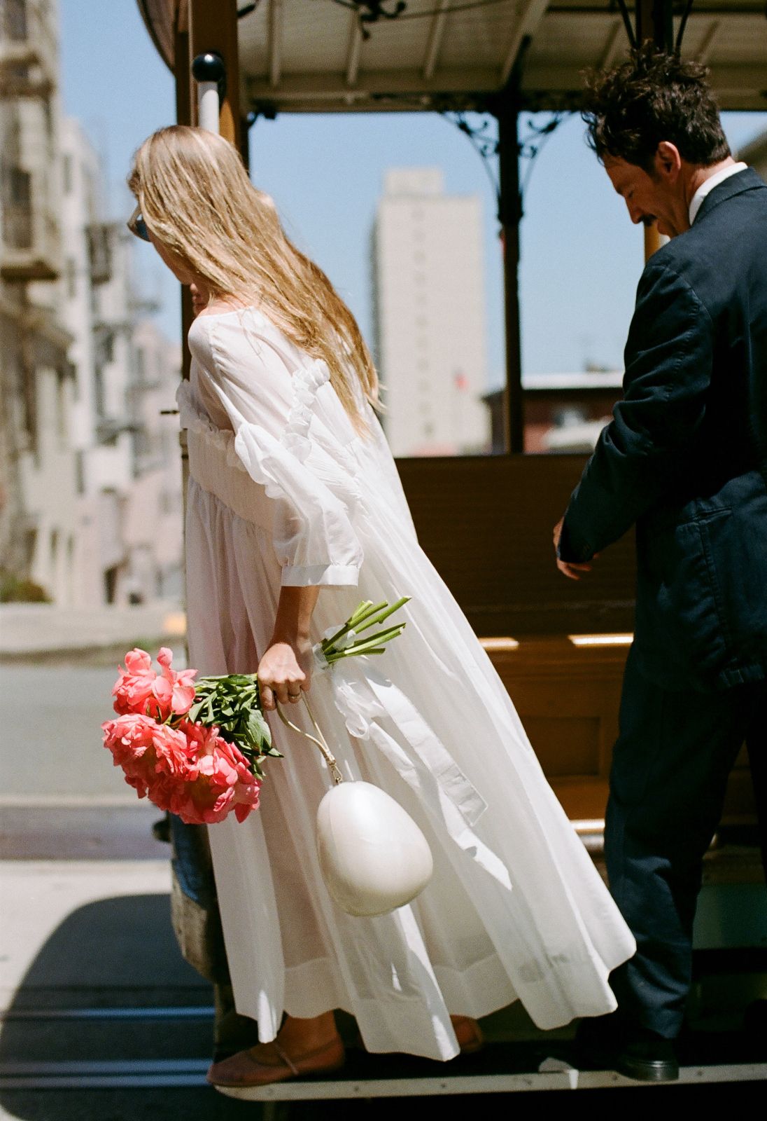 The Bride Wore a OneofaKind Molly Goddard Dress for Her Vibrant Bay Area Wedding