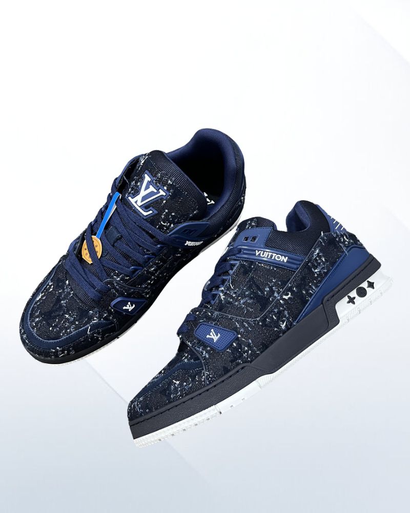 Louis Vuitton Trainer Sneakers in premium leather Louis Vuitton Trainer Sneakers in premium leather – luxury sport-inspired shoes