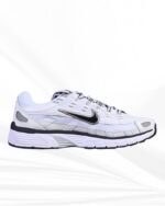 Nike P-6000 White Metallic Silver Black