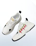 Gucci Screener Sneaker in GG canvas and leather – vintage sport luxury design