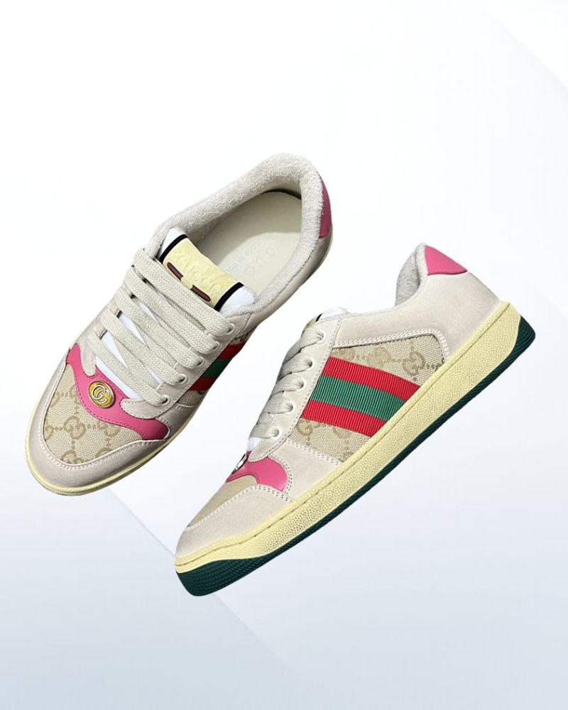 Gucci Screener Sneaker Beige GG Canvas Gucci Screener Sneaker Beige GG Canvas