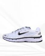 Nike P-6000 White Metallic Silver Black