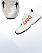 Gucci Screener Sneaker in GG canvas and leather – vintage sport luxury design