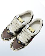 Gucci Screener Python-Embossed Sneakers