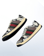 Gucci Screener Python-Embossed Sneakers