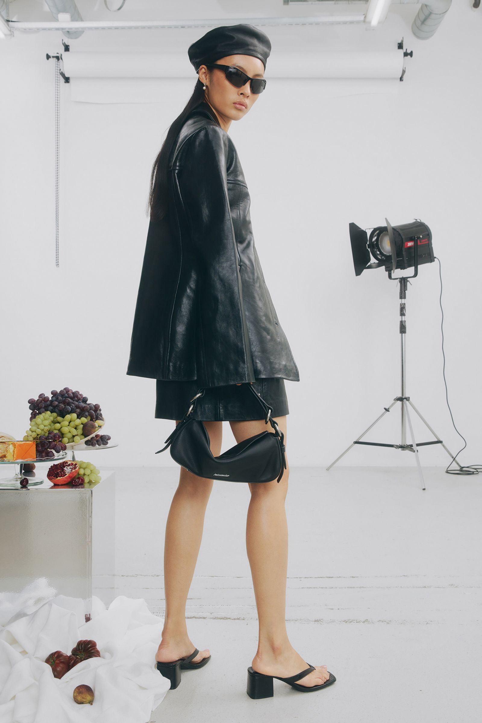 Image may contain Fei Fei Sun Photography Clothing Footwear Shoe Coat Person High Heel Sleeve and Long Sleeve