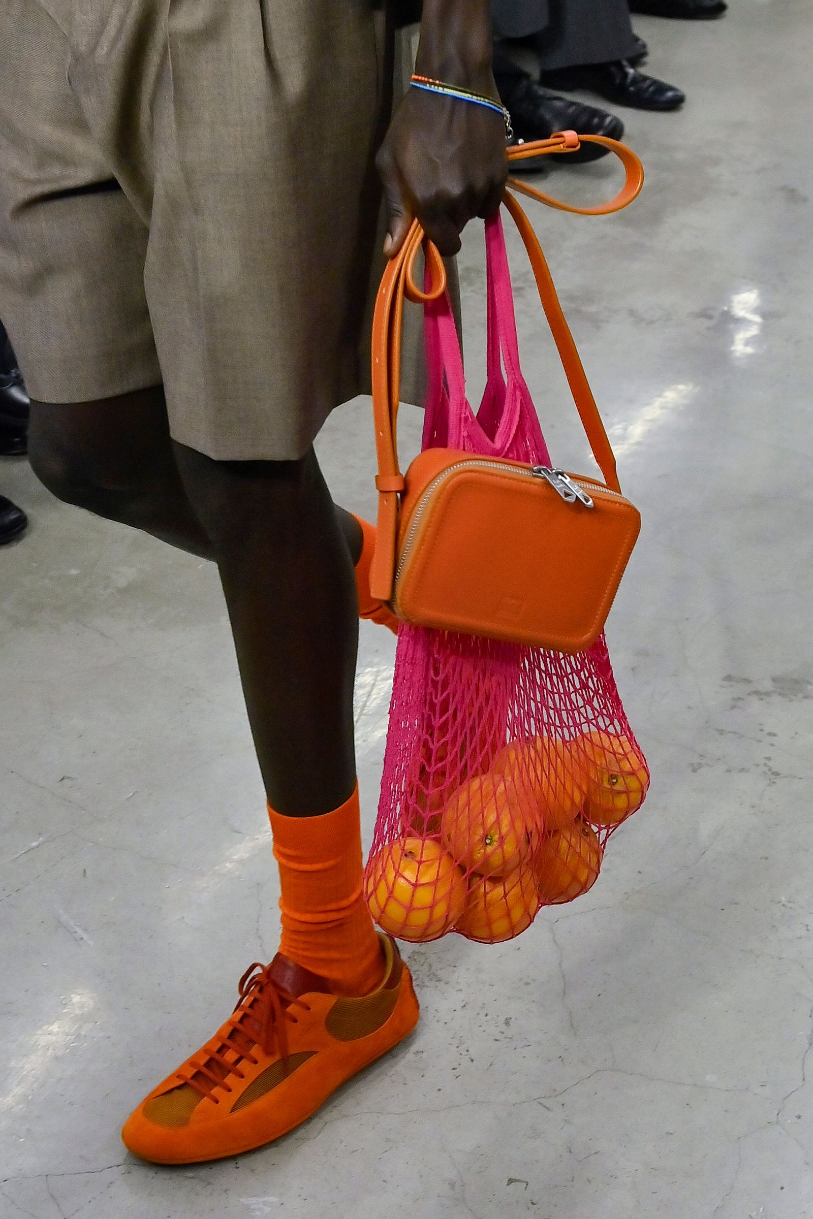 Image may contain Accessories Bag Handbag Clothing Footwear Shoe Adult Person Purse Child and Sneaker