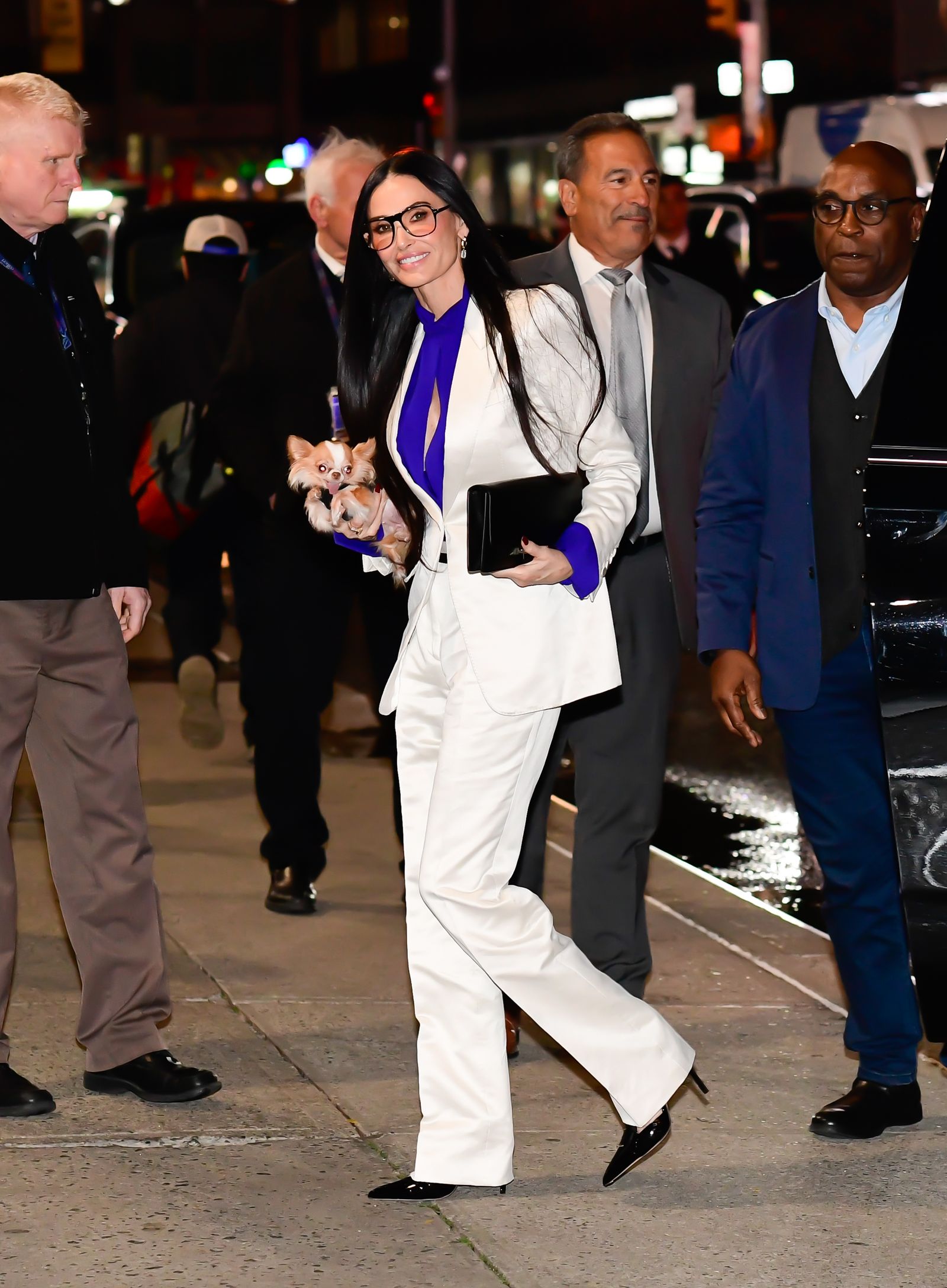 Celebrity Sightings In New York City  November 10 2025 Demi Moore