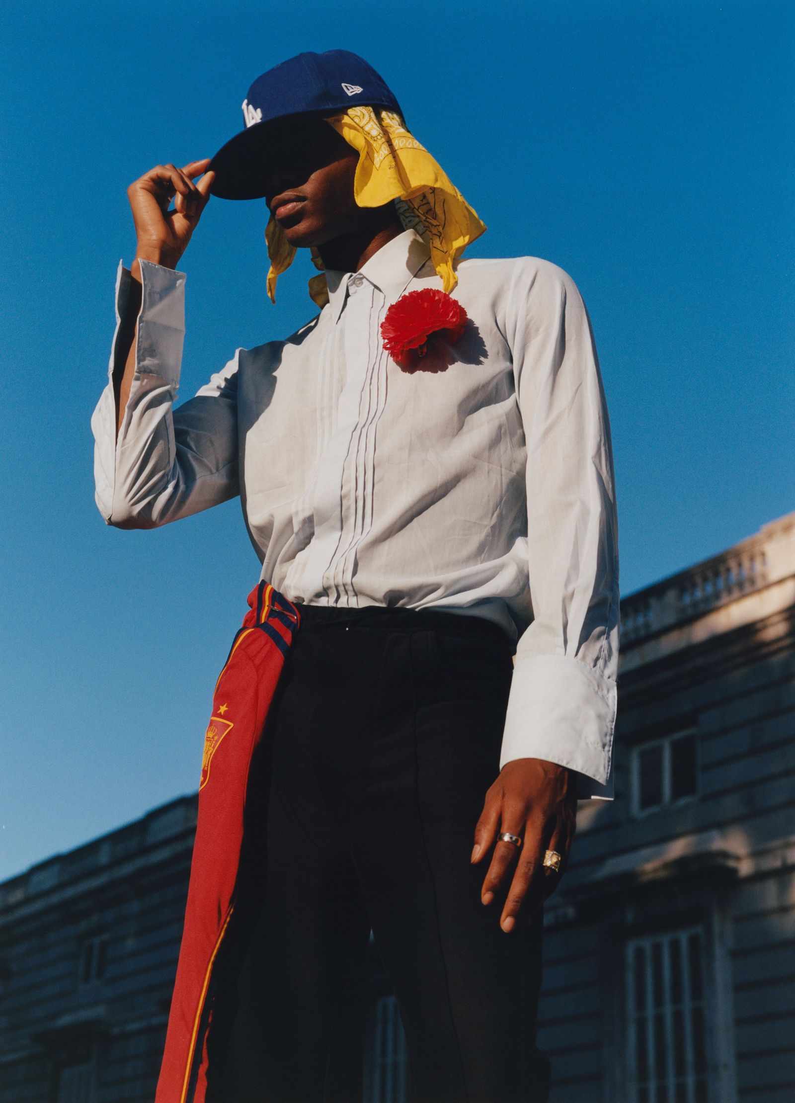 Image may contain Baseball Cap Cap Clothing Hat People Person Adult Face and Head