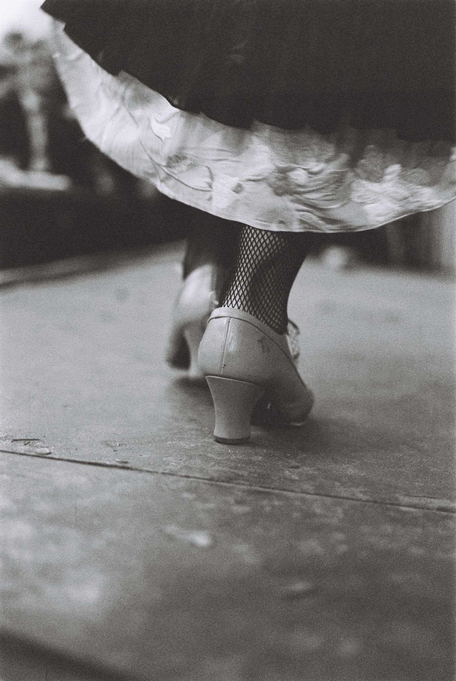 Image may contain Clothing Footwear Shoe High Heel Person and Walking